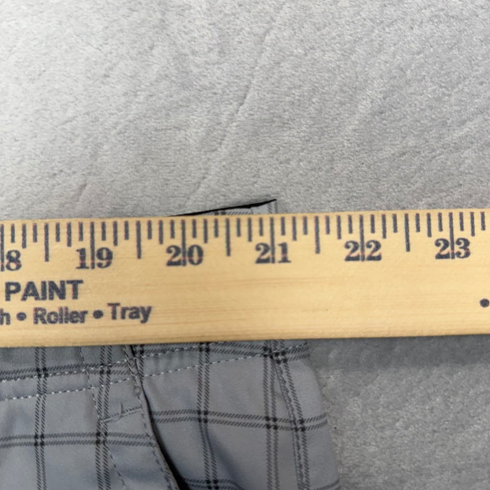 Nike Golf Shorts Mens 42 Grey Plaid Dri-FIT Standard Fit Flat Front 0626-0378 - Picture 10 of 11